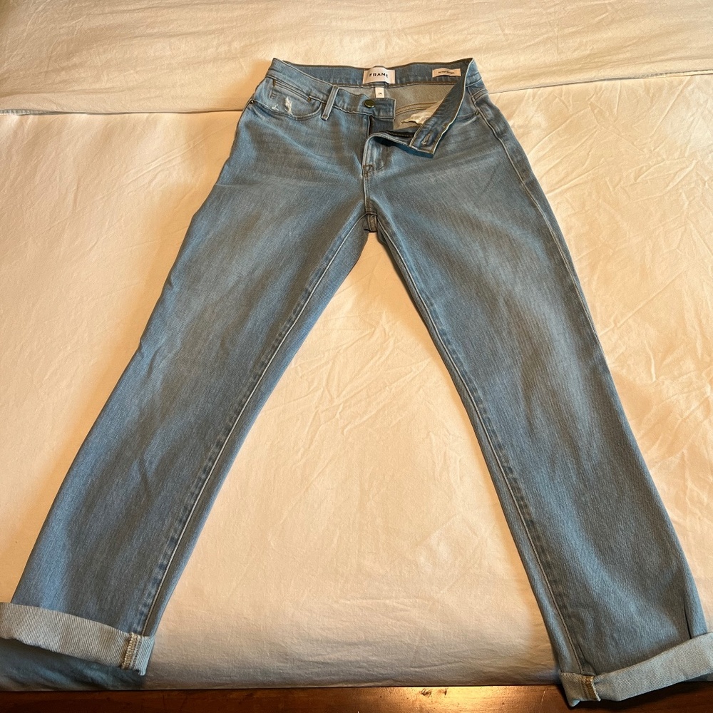 Frame:  Le High Straight Jeans